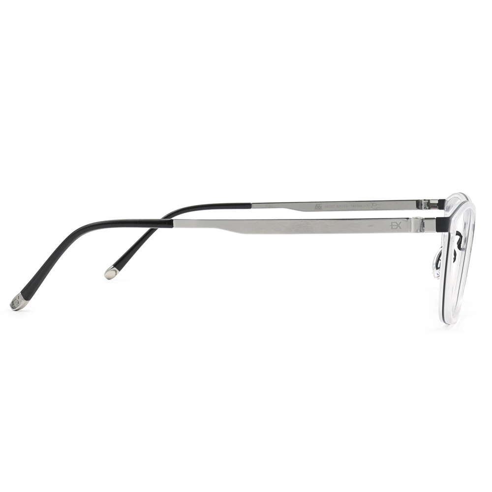 極‧舒適3.0系列 l 機靈方框眼鏡 |  知性透黑