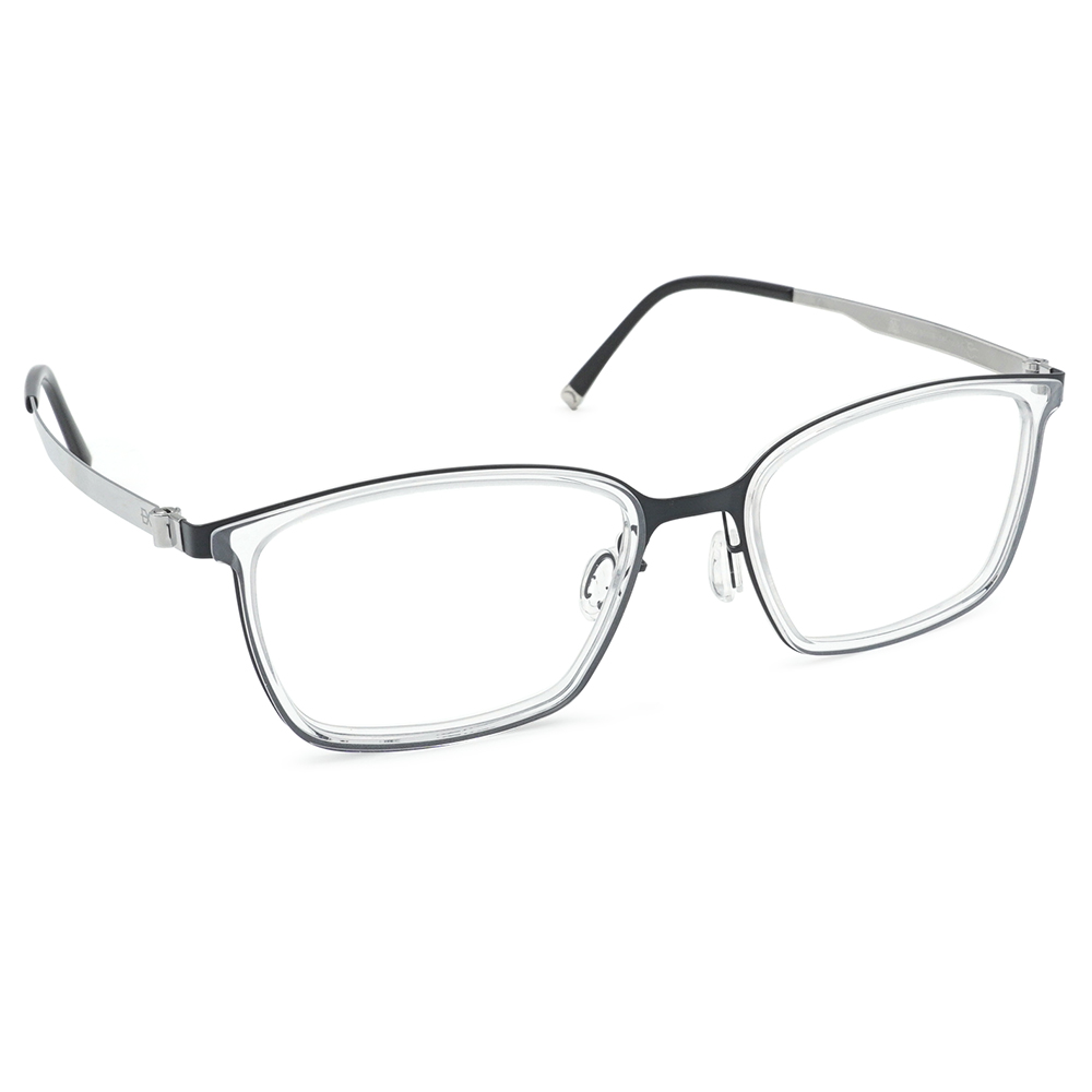 極‧舒適3.0系列 l 機靈方框眼鏡 |  知性透黑