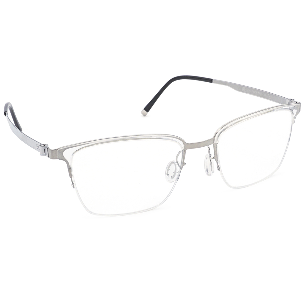 極‧舒適3.0系列 l 成穩眉框眼鏡 | 神士銀