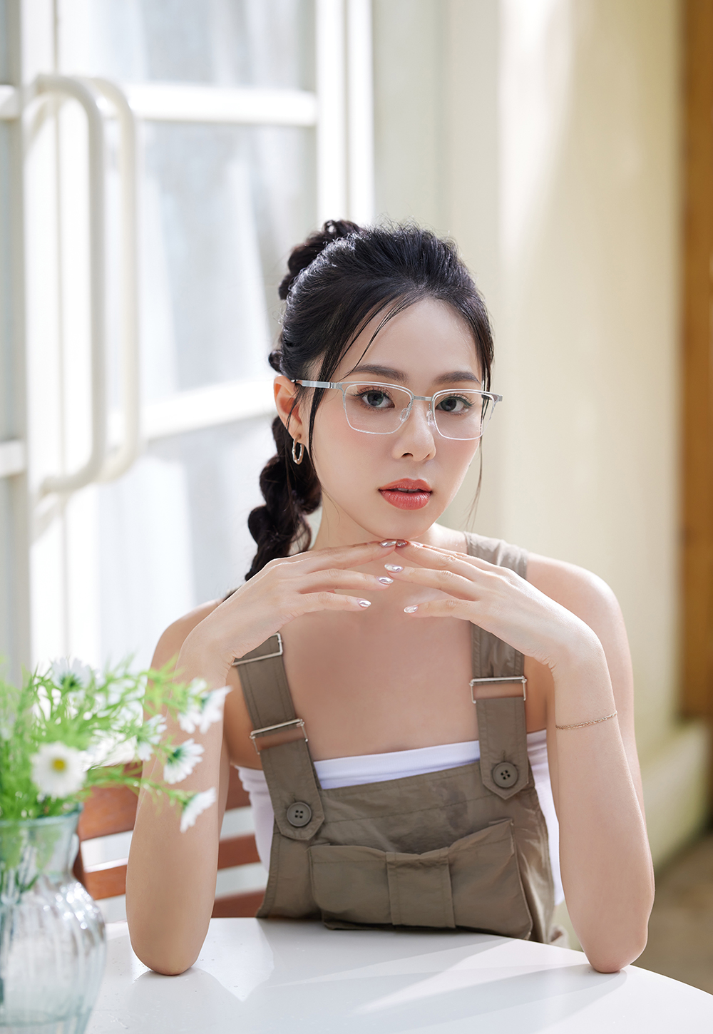 極‧舒適3.0系列 l 成穩眉框眼鏡 | 神士銀