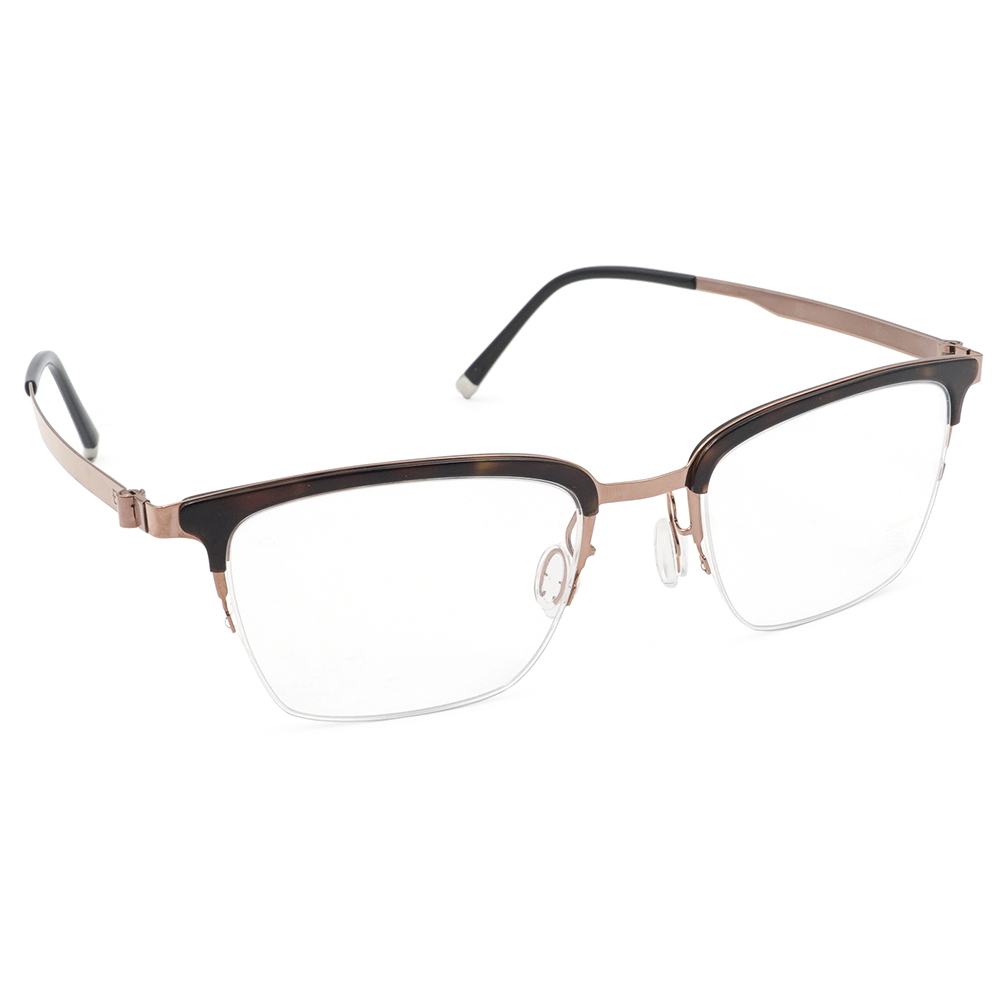 極‧舒適3.0系列 l 成穩眉框眼鏡 | 黑茶棕