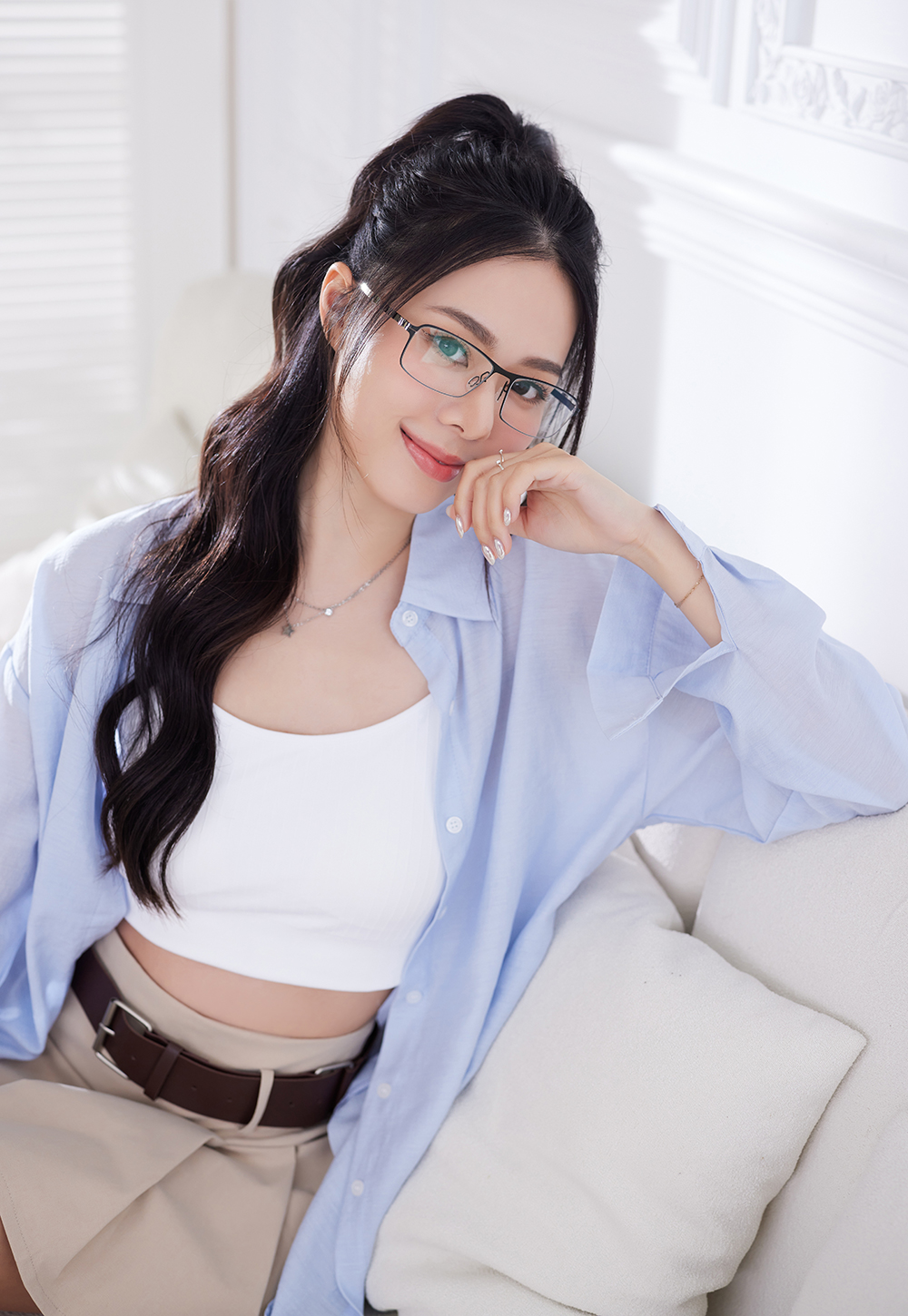 極‧舒適3.0系列 l 俐落長方框眼鏡 | 經典黑