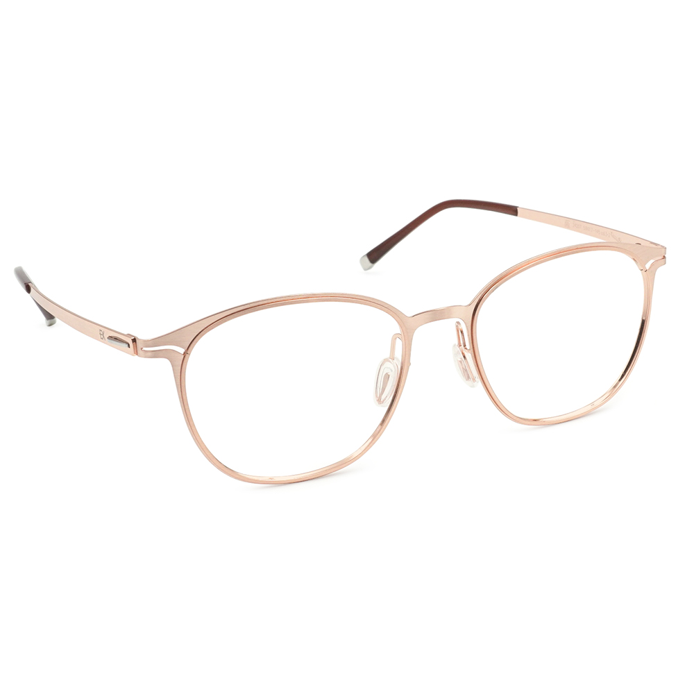 極‧舒適3.0系列 l 高雅多邊圓框眼鏡 | 香檳金
