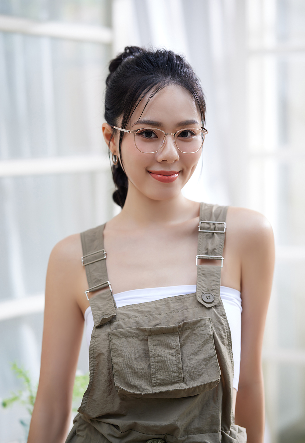 極‧舒適3.0系列 l 高雅多邊圓框眼鏡 | 香檳金