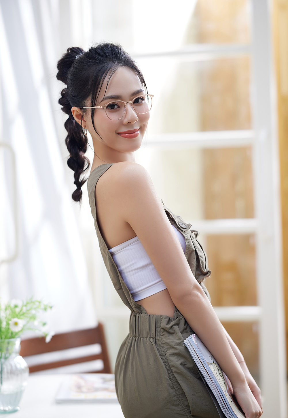 極‧舒適3.0系列 l 高雅多邊圓框眼鏡 | 香檳金