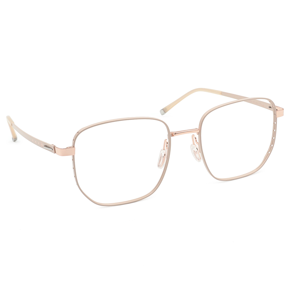 極‧舒適3.0系列 l 細緻多邊框眼鏡 l  浪漫粉膚