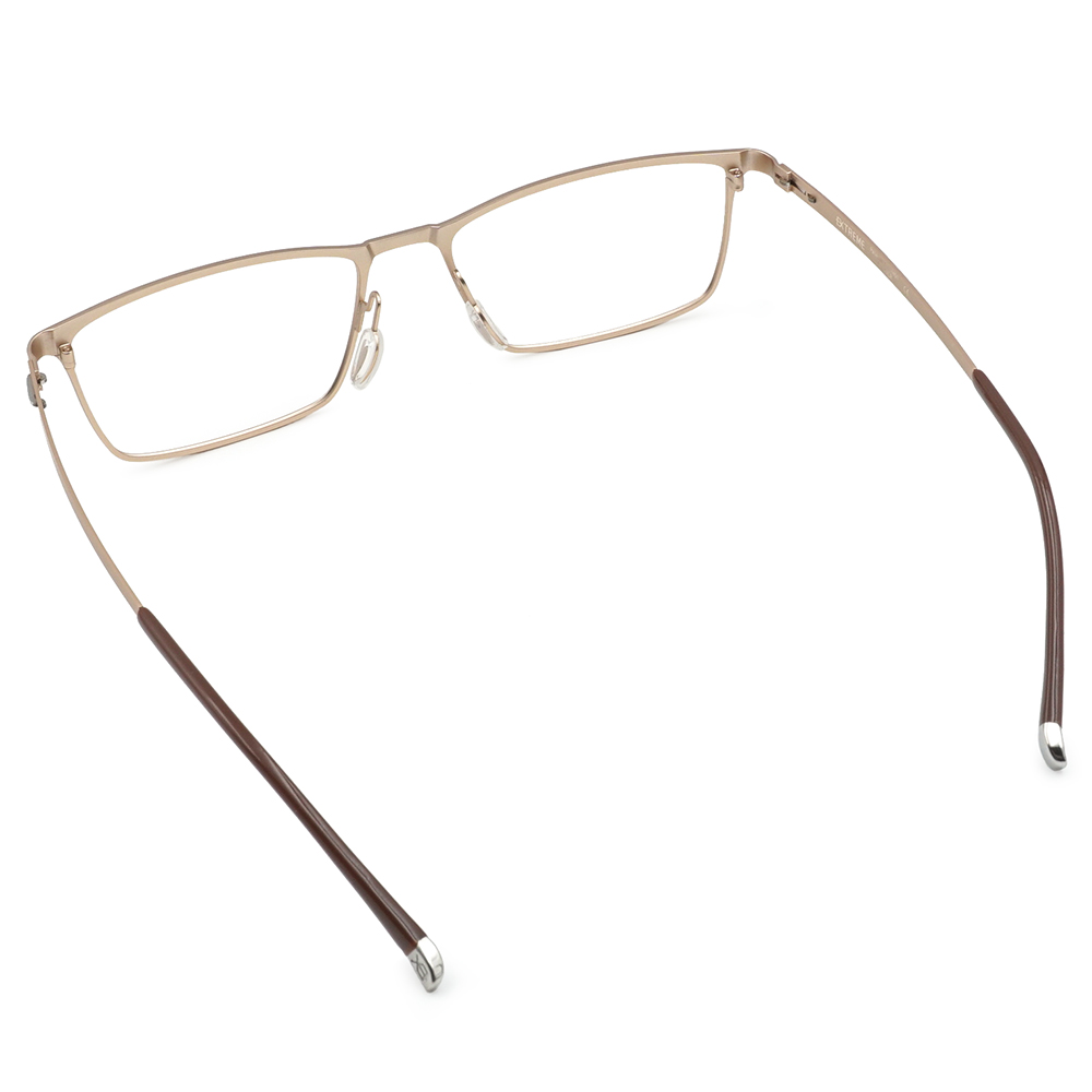 極‧舒適3.0系列 l 科技質感長方框眼鏡 | 流光金