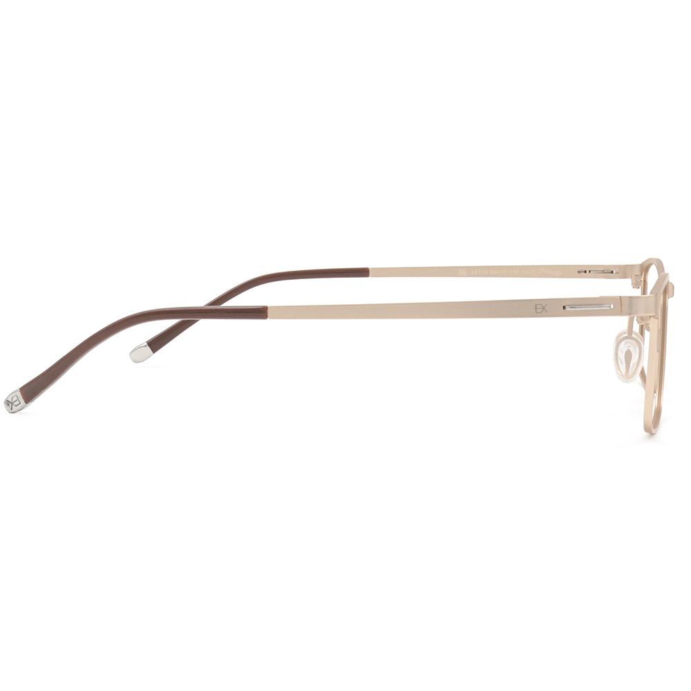 極‧舒適3.0系列 l 科技質感長方框眼鏡 | 流光金