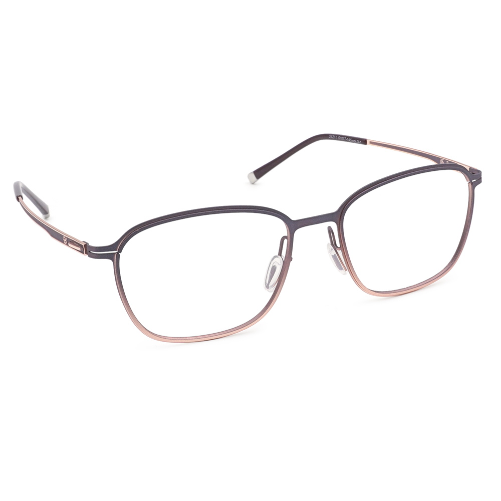 極‧舒適3.0系列 l 博學多聞多邊框眼鏡 | 漸層咖