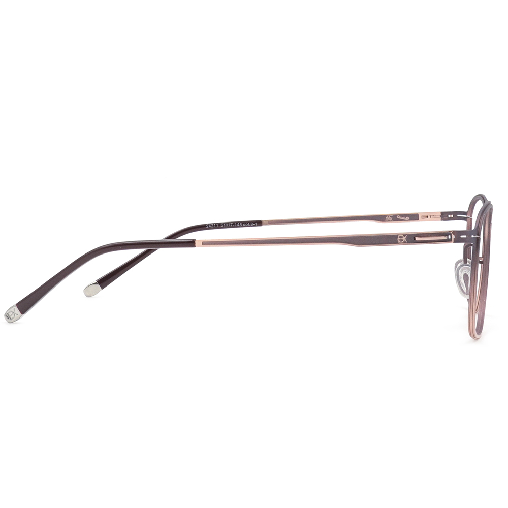 極‧舒適3.0系列 l 博學多聞多邊框眼鏡 | 漸層咖