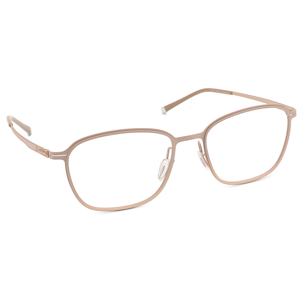 極‧舒適3.0系列 l 博學多聞多邊框眼鏡 | 淺卡其