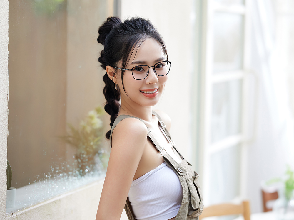 極‧舒適3.0系列 l 博學多聞多邊框眼鏡 | 知性黑