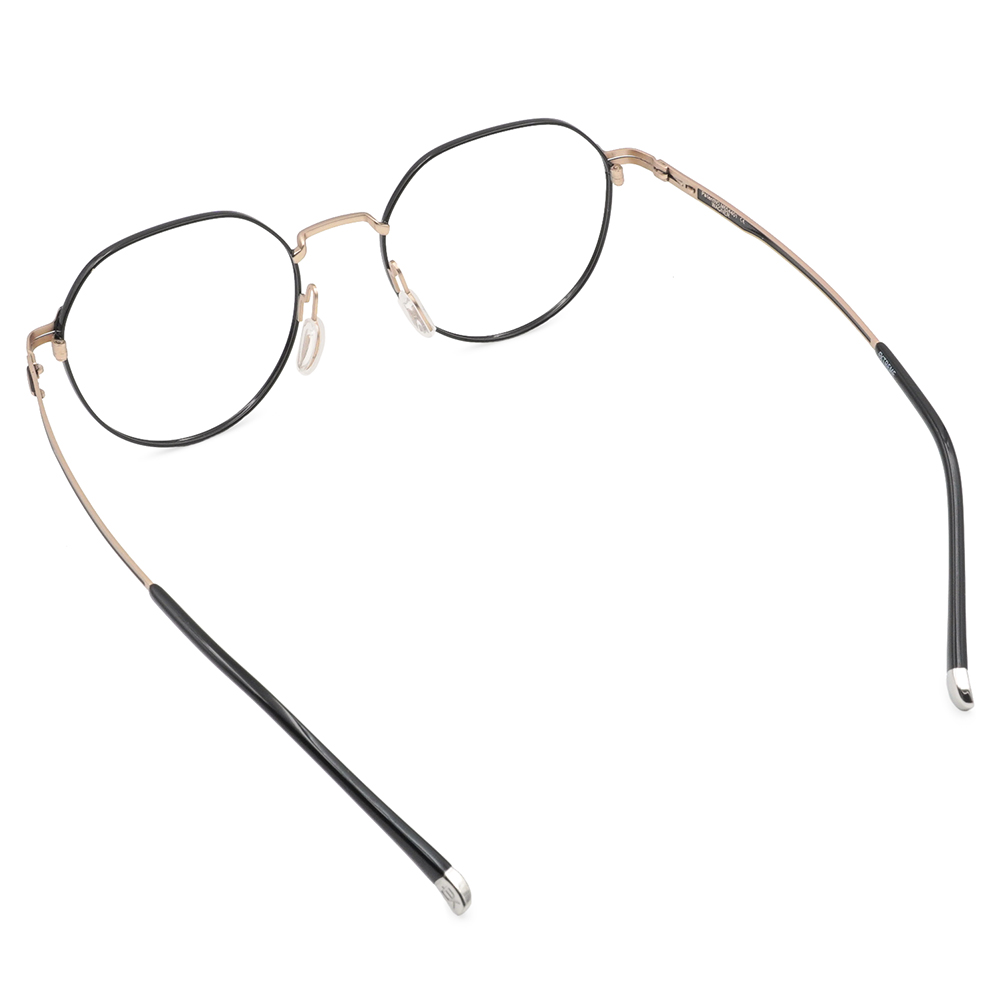 極‧舒適3.0系列 l 日系文藝多邊圓框眼鏡 | 博學黑