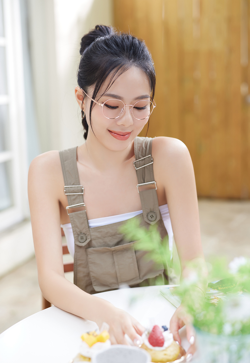 極‧舒適3.0系列 l 日系文藝多邊圓框眼鏡 | 玫瑰金