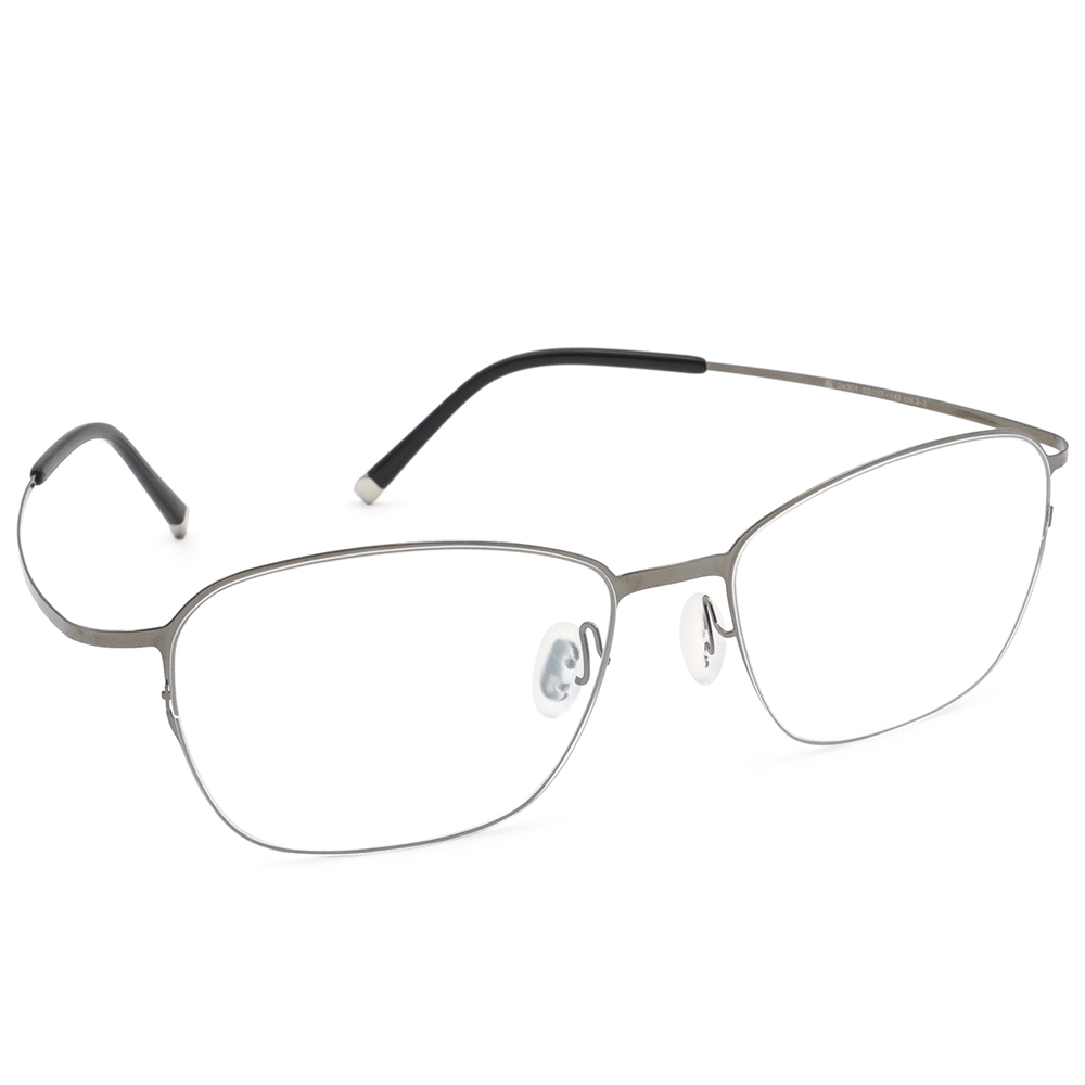 極‧舒適3.0系列 l 極彈獨特長方框眼鏡 | 科技銀