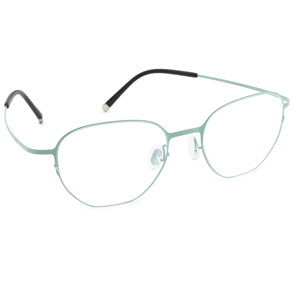 極‧舒適3.0系列 l 極彈大膽多邊圓框眼鏡 | 薄荷綠