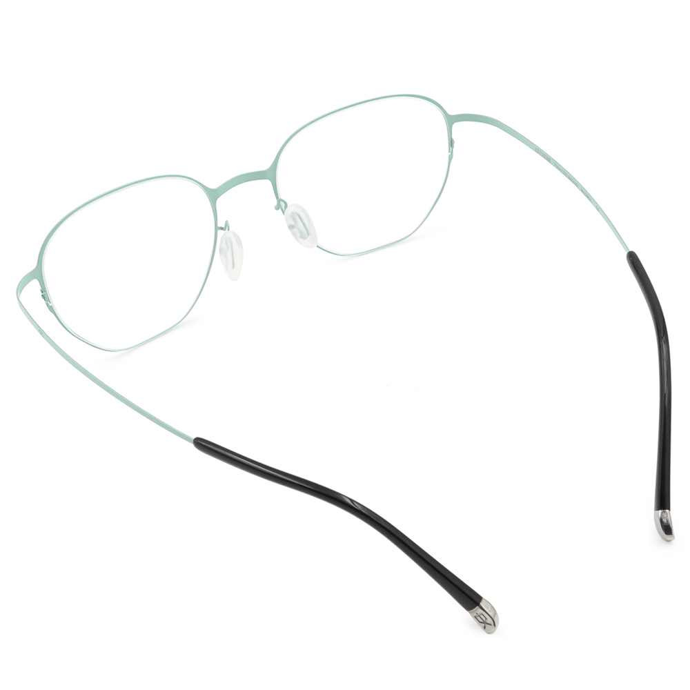 極‧舒適3.0系列 l 極彈大膽多邊圓框眼鏡 | 薄荷綠