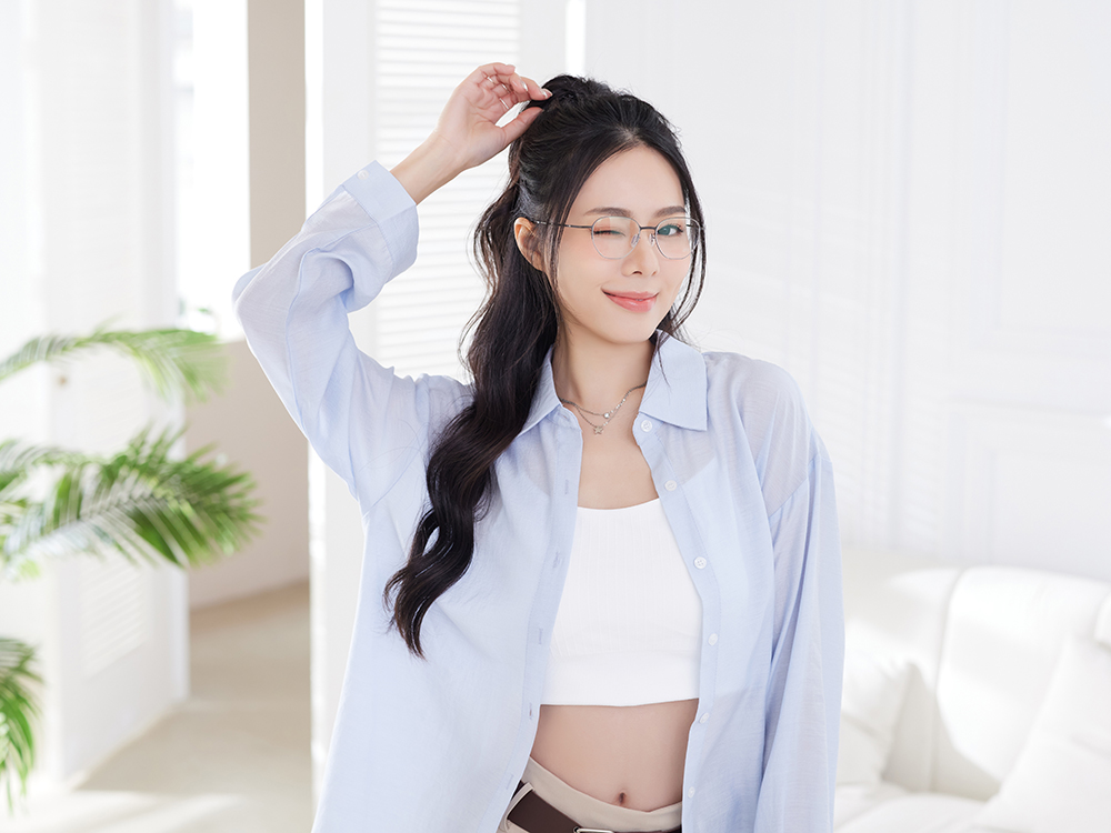 極‧舒適3.0系列 l 極彈大膽多邊圓框眼鏡 | 霧鐵黑