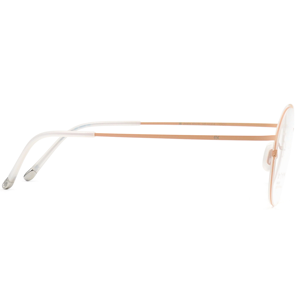 極‧舒適3.0系列 l 極彈馬卡龍色圓框眼鏡 | 杏桃橙