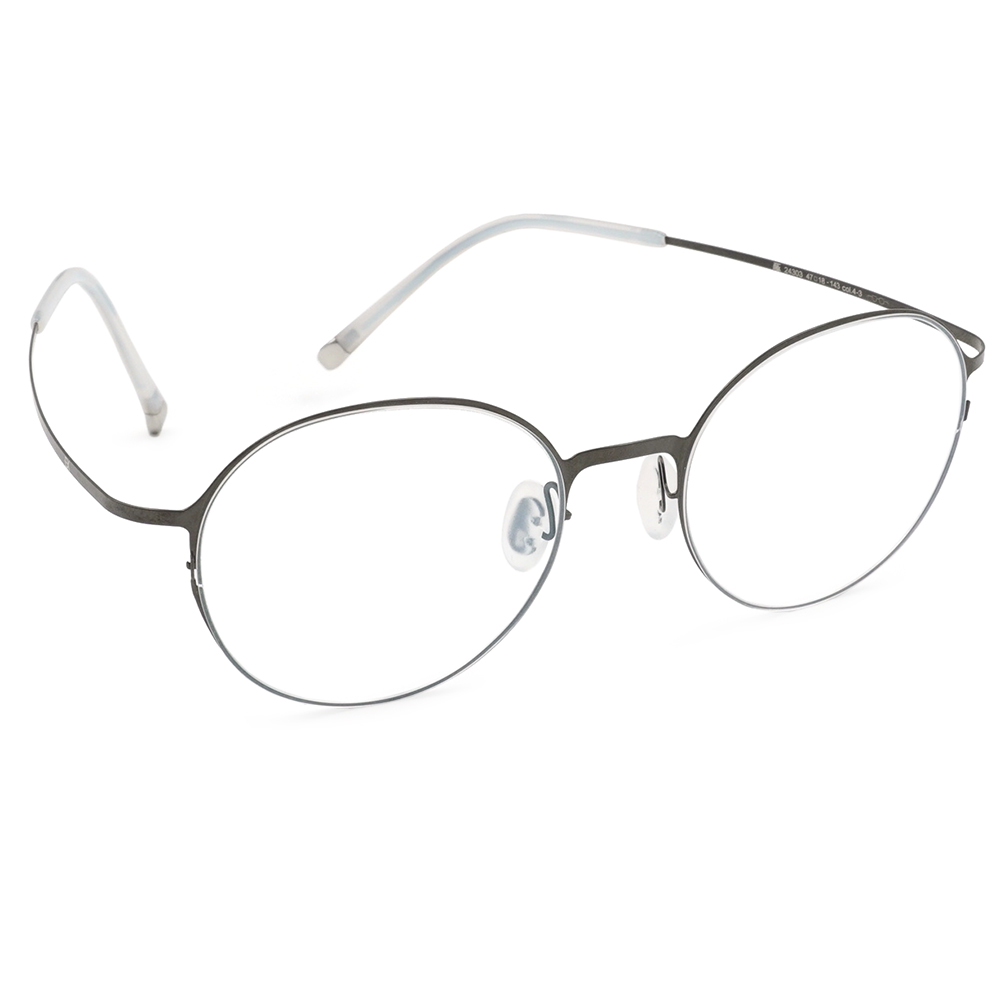 極‧舒適3.0系列 l 極彈馬卡龍色圓框眼鏡 | 黑白配