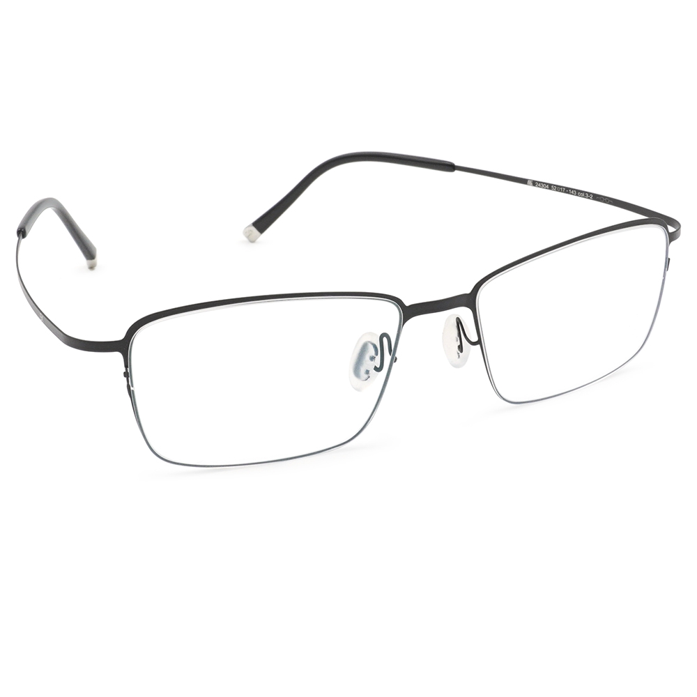 極‧舒適3.0系列 l 極彈城市步調方框眼鏡 | 黯夜黑