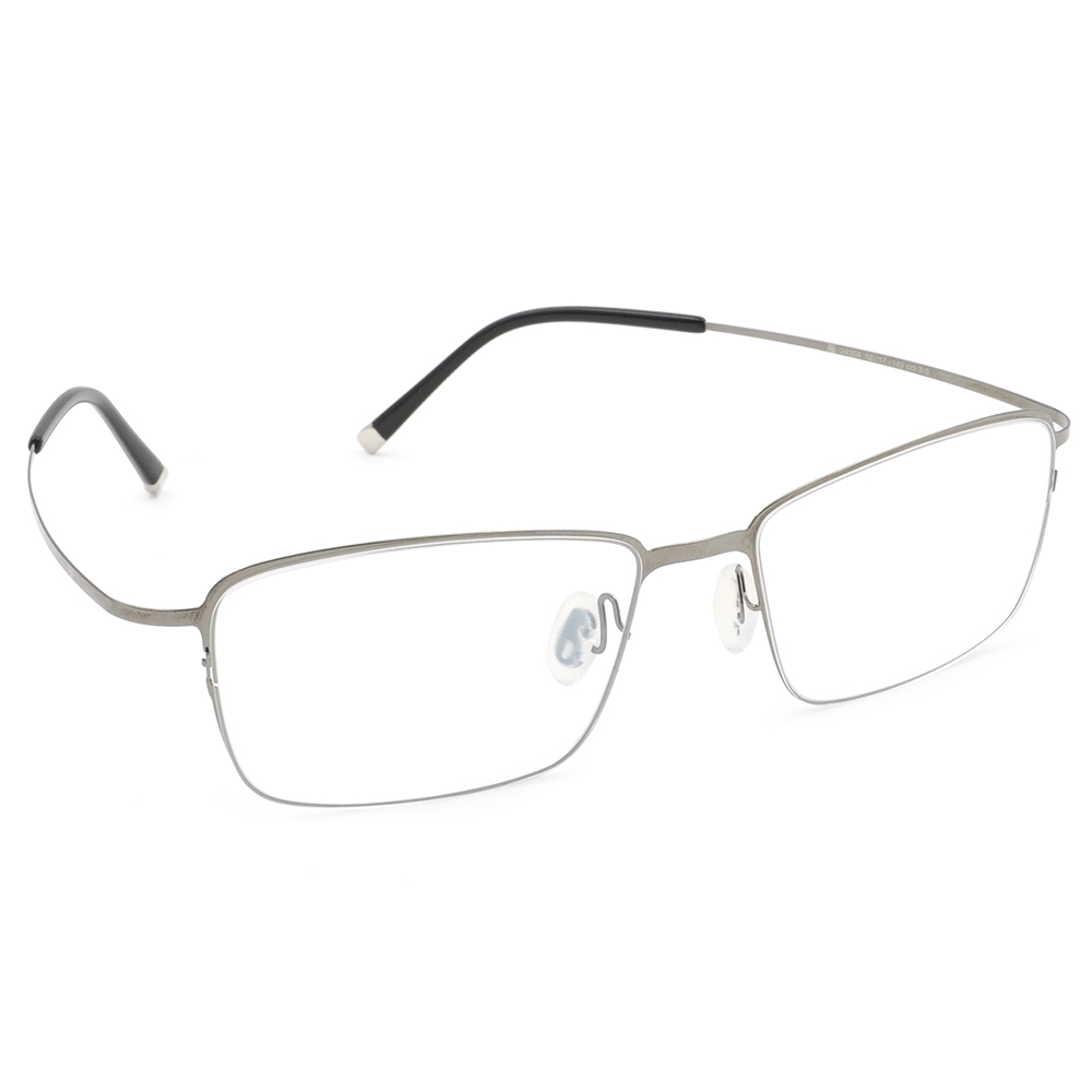 極‧舒適3.0系列 l 極彈城市步調方框眼鏡 | 鈦金銀