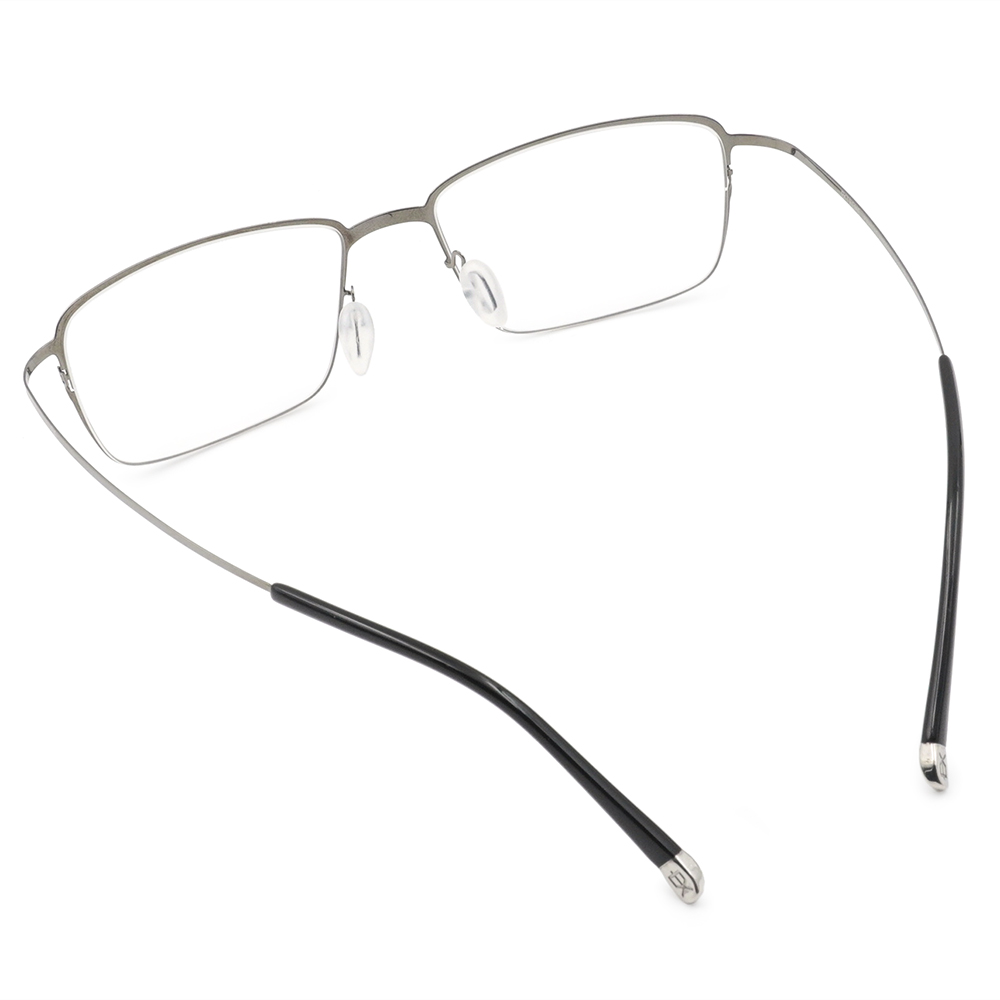 極‧舒適3.0系列 l 極彈城市步調方框眼鏡 | 鈦金銀