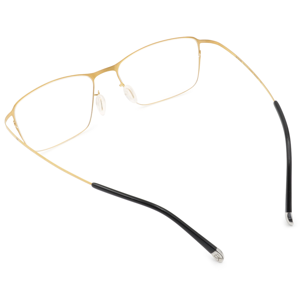 極‧舒適3.0系列 l 極彈理性長方框眼鏡 | 質感金