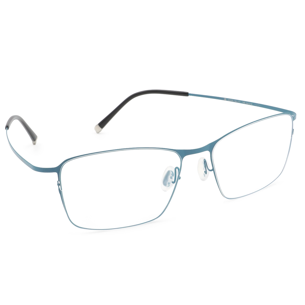 極‧舒適3.0系列 l 極彈理性長方框眼鏡 | 湖水綠