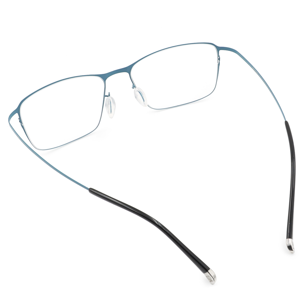 極‧舒適3.0系列 l 極彈理性長方框眼鏡 | 湖水綠