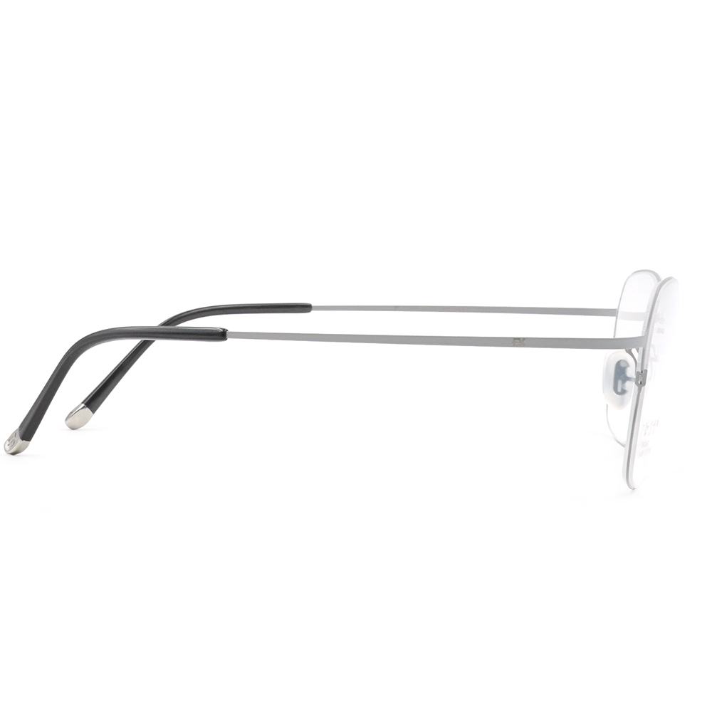 極‧舒適3.0系列 l 極彈品格多邊框眼鏡 | 鑽石銀