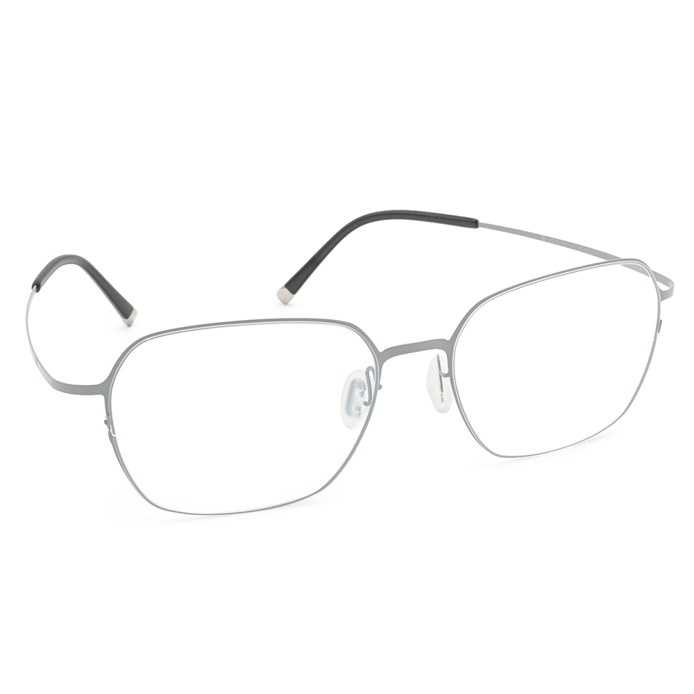極‧舒適3.0系列 l 極彈品格多邊框眼鏡 | 鑽石銀