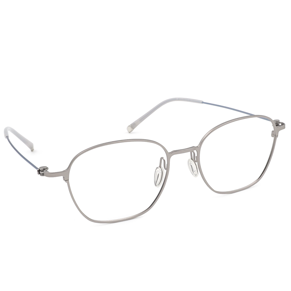 極‧舒適3.0系列 l  太空旅行多邊框眼鏡 | 銀灰