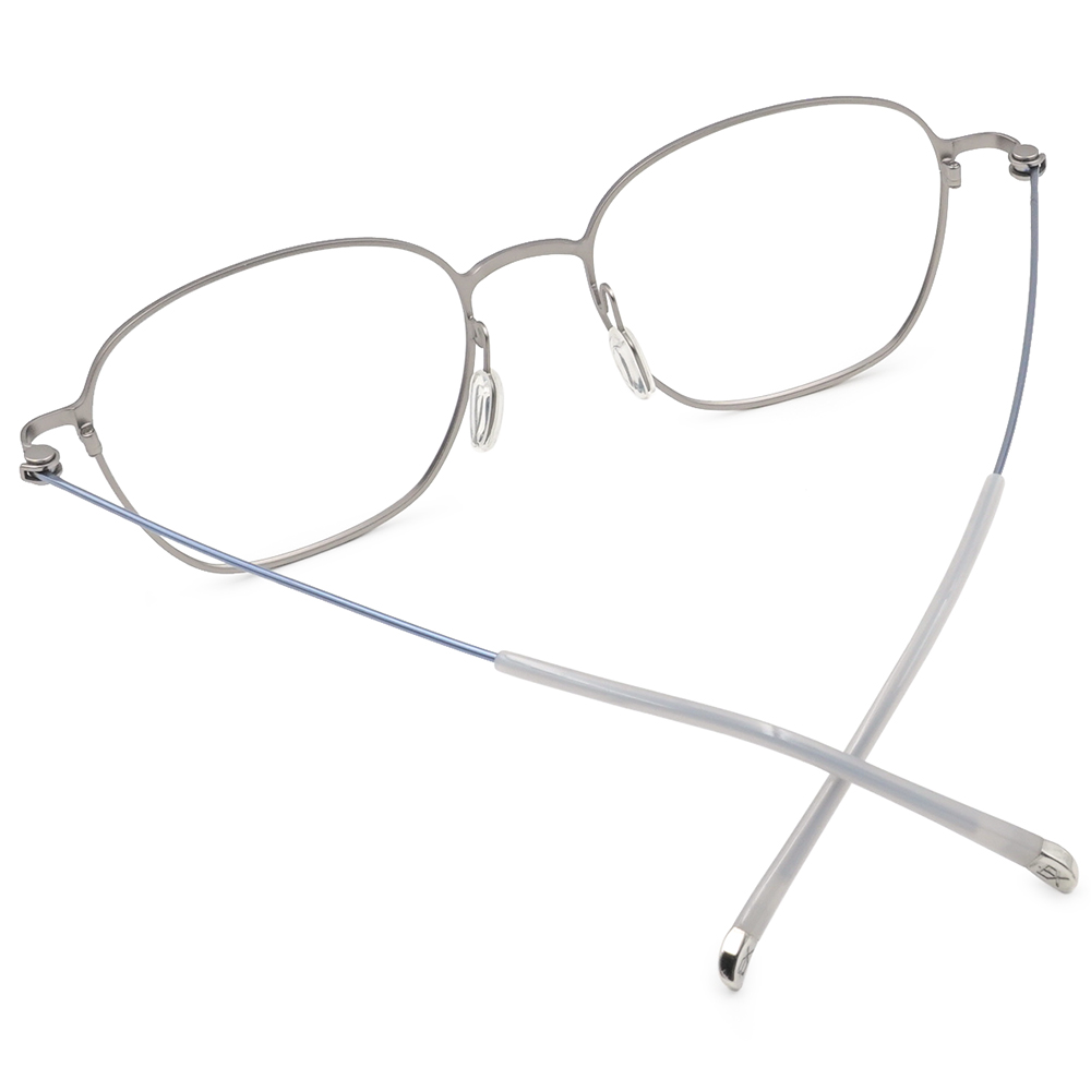 極‧舒適3.0系列 l  太空旅行多邊框眼鏡 | 銀灰