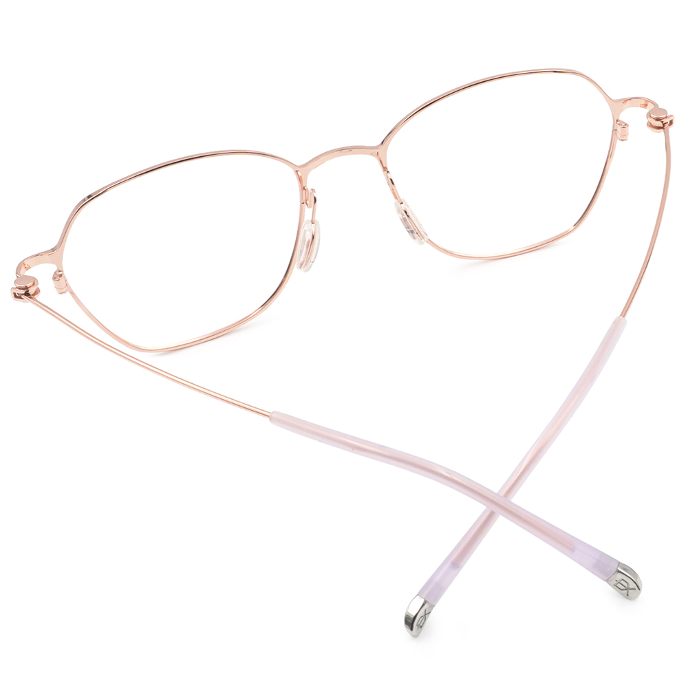 極‧舒適3.0系列 l 青春多邊框眼鏡 l 漸層粉藍