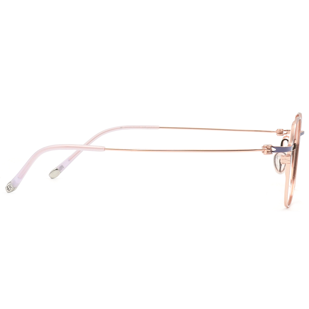 極‧舒適3.0系列 l 青春多邊框眼鏡 l 漸層粉藍