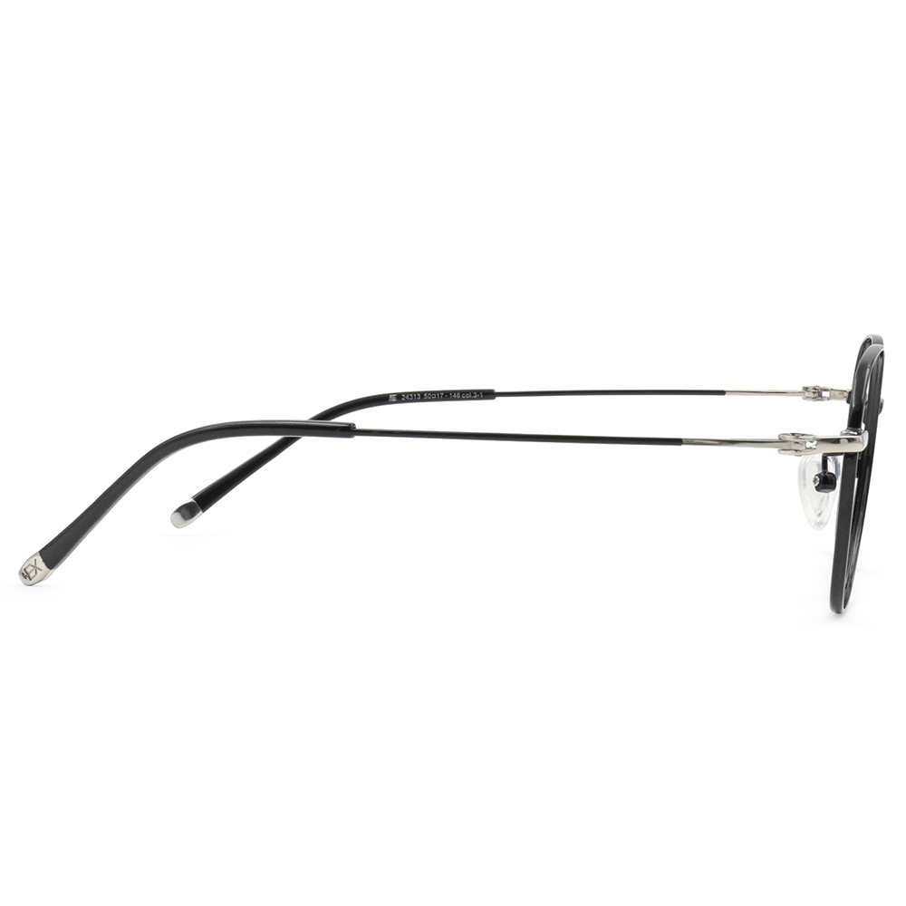 🏆IF設計獎 | 極‧舒適3.0系列 l 摩登多邊框眼鏡 l 光澤黑