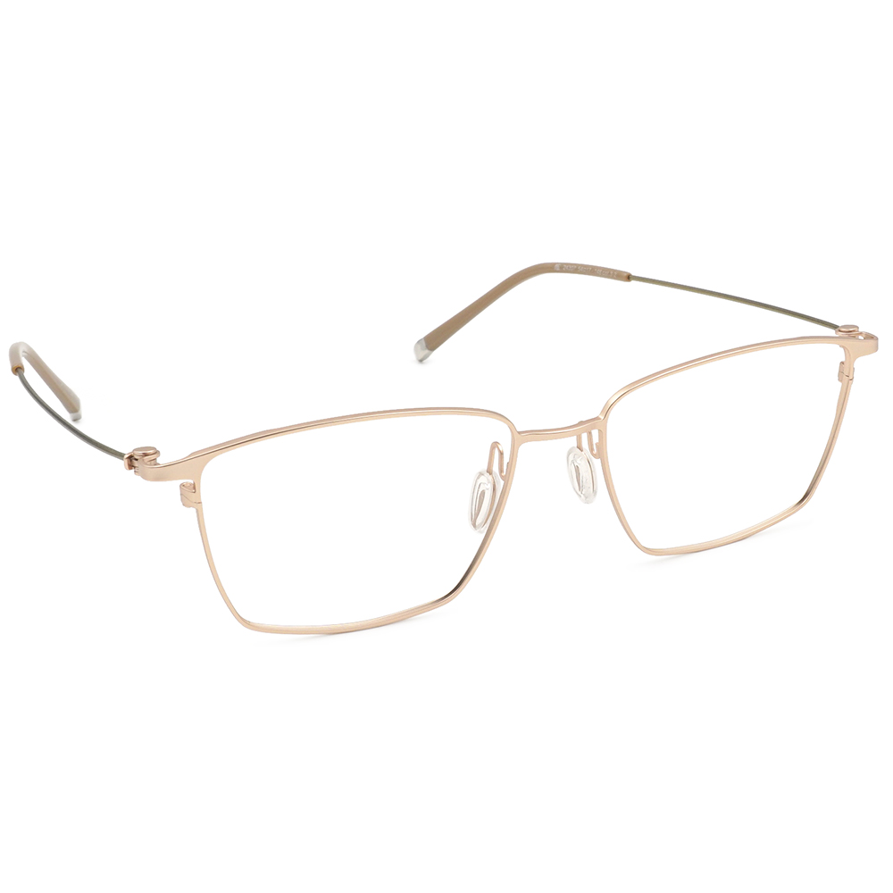 極‧舒適3.0系列 l  機密間諜方框眼鏡 | 仿古金