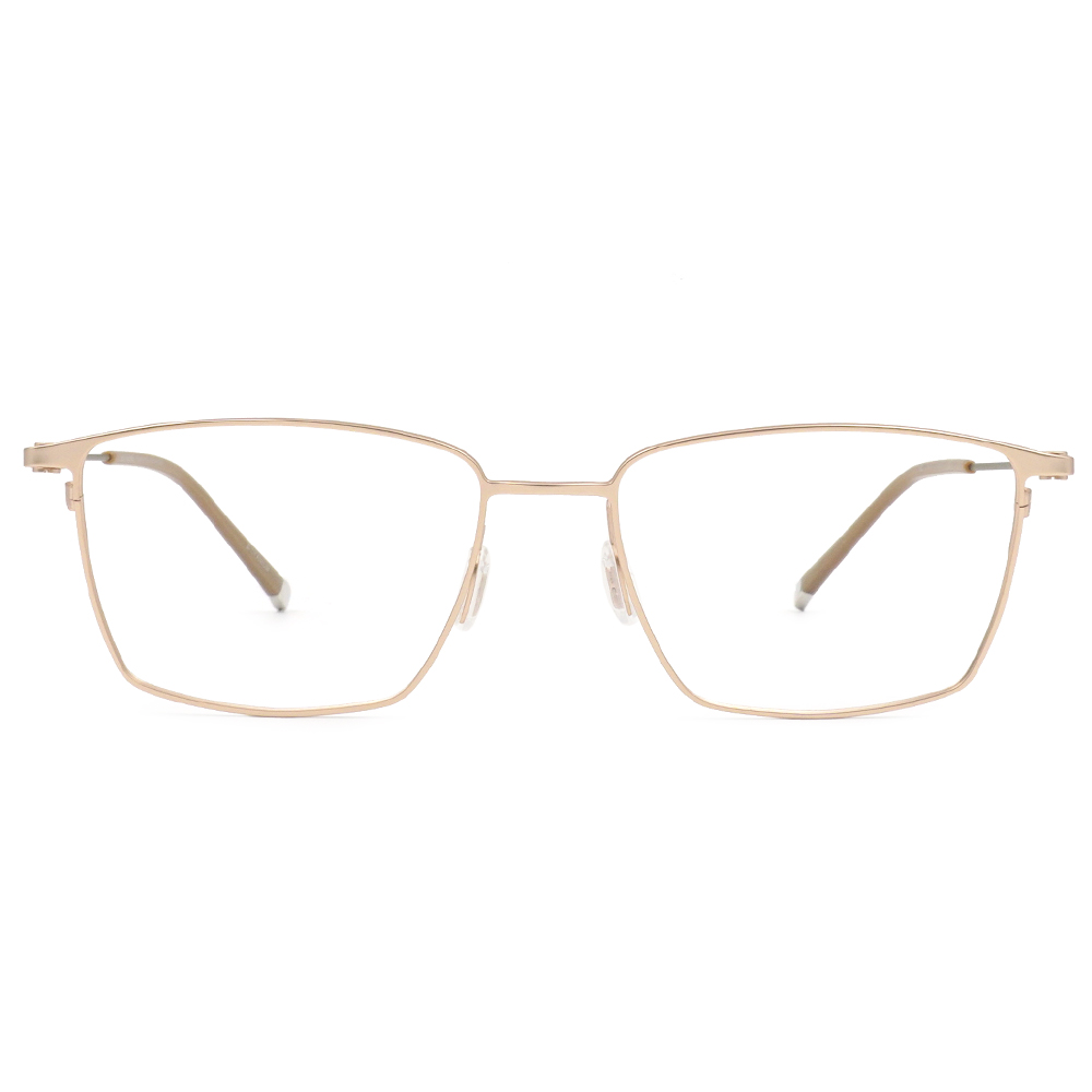 極‧舒適3.0系列 l  機密間諜方框眼鏡 | 仿古金