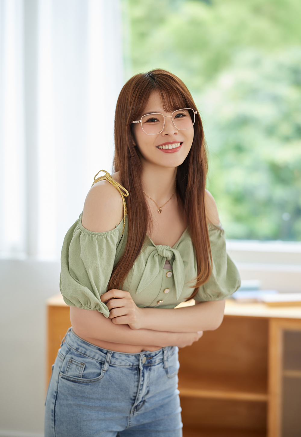 極‧舒適3.0系列 l 細緻多邊框眼鏡 l  浪漫粉膚