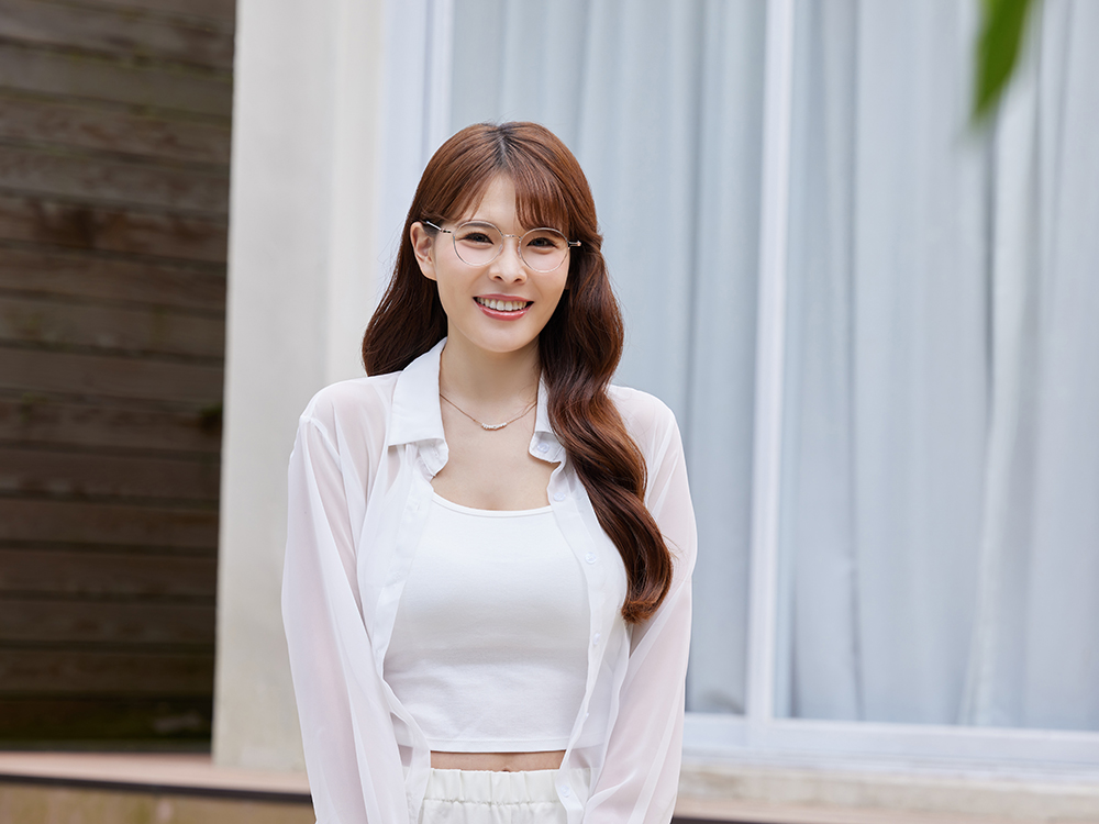 極‧舒適3.0系列 l  精巧極細圓框眼鏡 | 落日金