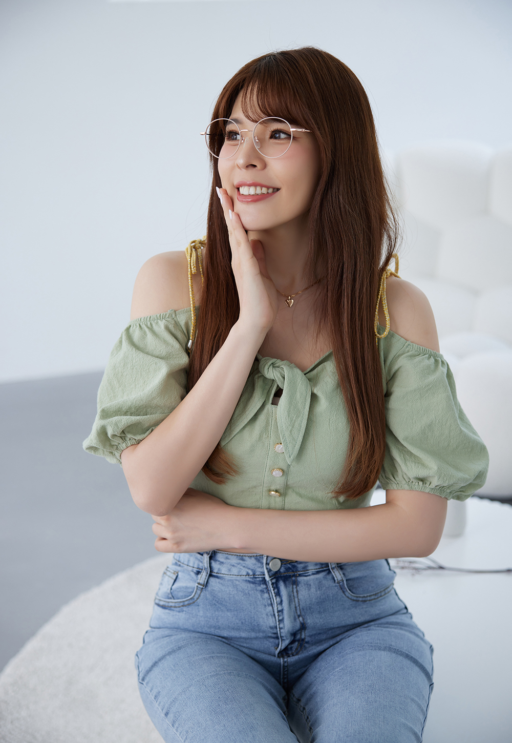 🏆IF設計獎 | 極‧舒適3.0系列 l 模範圓框眼鏡 l 奶茶