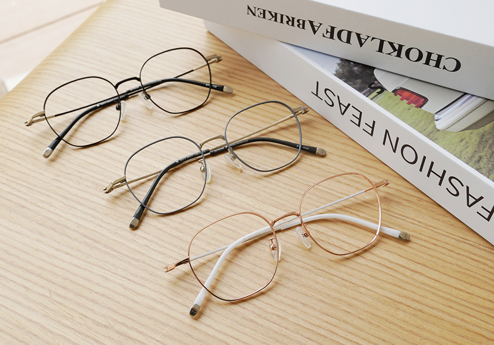 🏆IF設計獎 | 極‧舒適3.0系列 l 摩登多邊框眼鏡 l 光澤黑