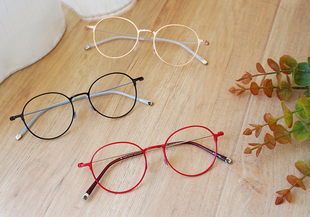 極‧舒適3.0系列 l  精巧極細圓框眼鏡 | 黑/藍