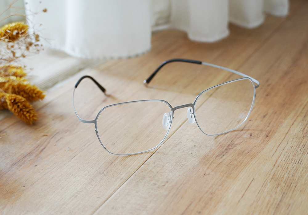 極‧舒適3.0系列 l 極彈品格多邊框眼鏡 | 鑽石銀