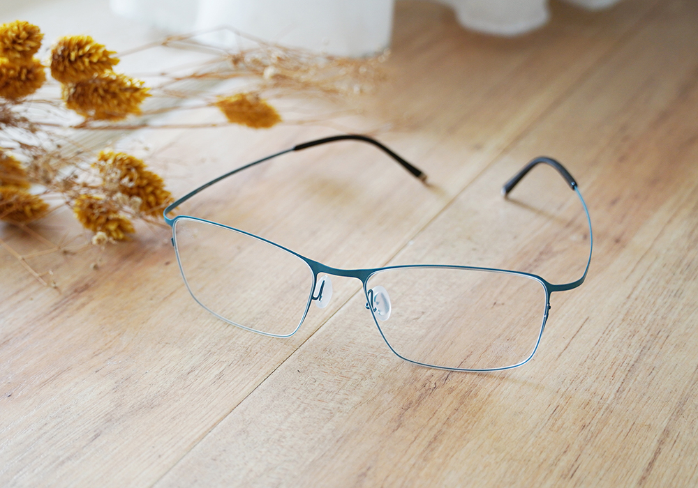 極‧舒適3.0系列 l 極彈理性長方框眼鏡 | 湖水綠