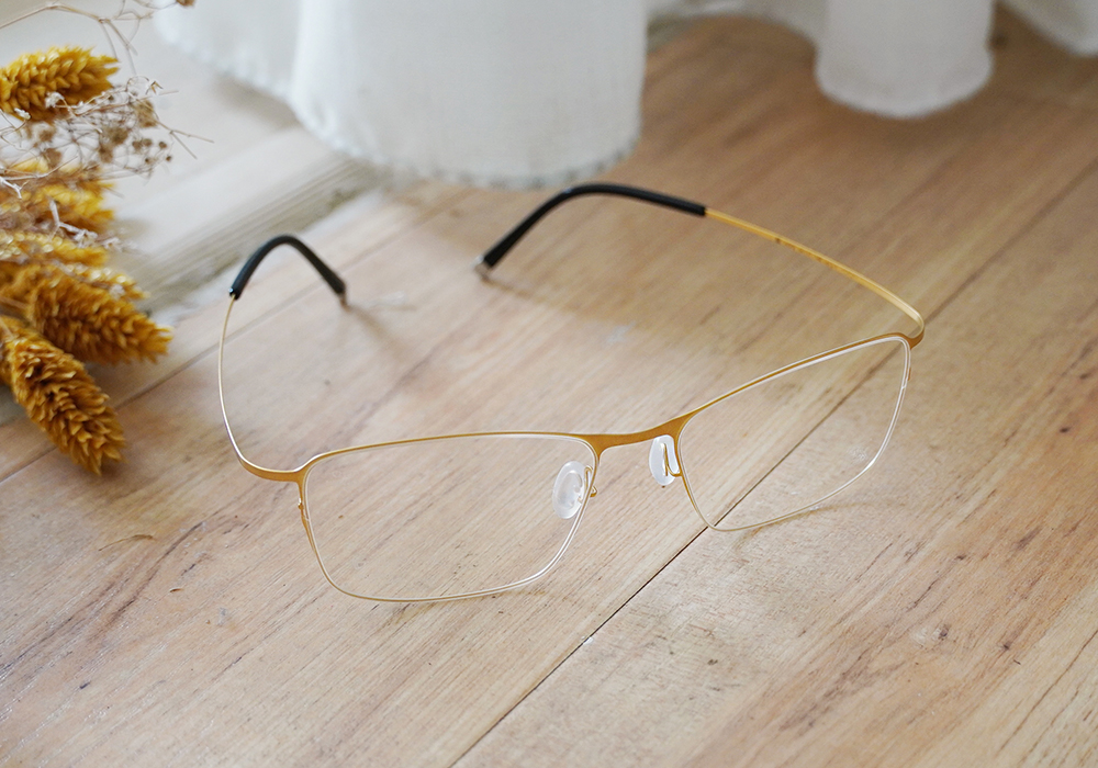 極‧舒適3.0系列 l 極彈理性長方框眼鏡 | 質感金