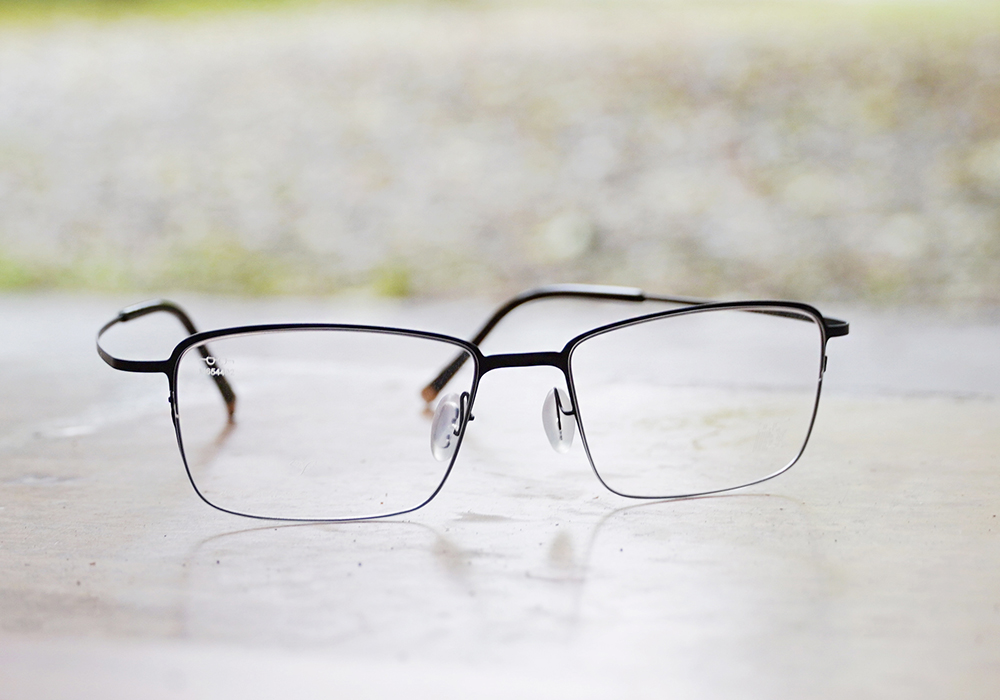 極‧舒適3.0系列 l 極彈城市步調方框眼鏡 | 黯夜黑