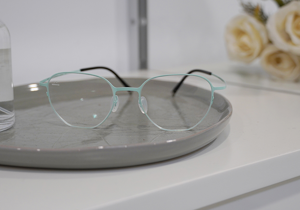 極‧舒適3.0系列 l 極彈大膽多邊圓框眼鏡 | 薄荷綠