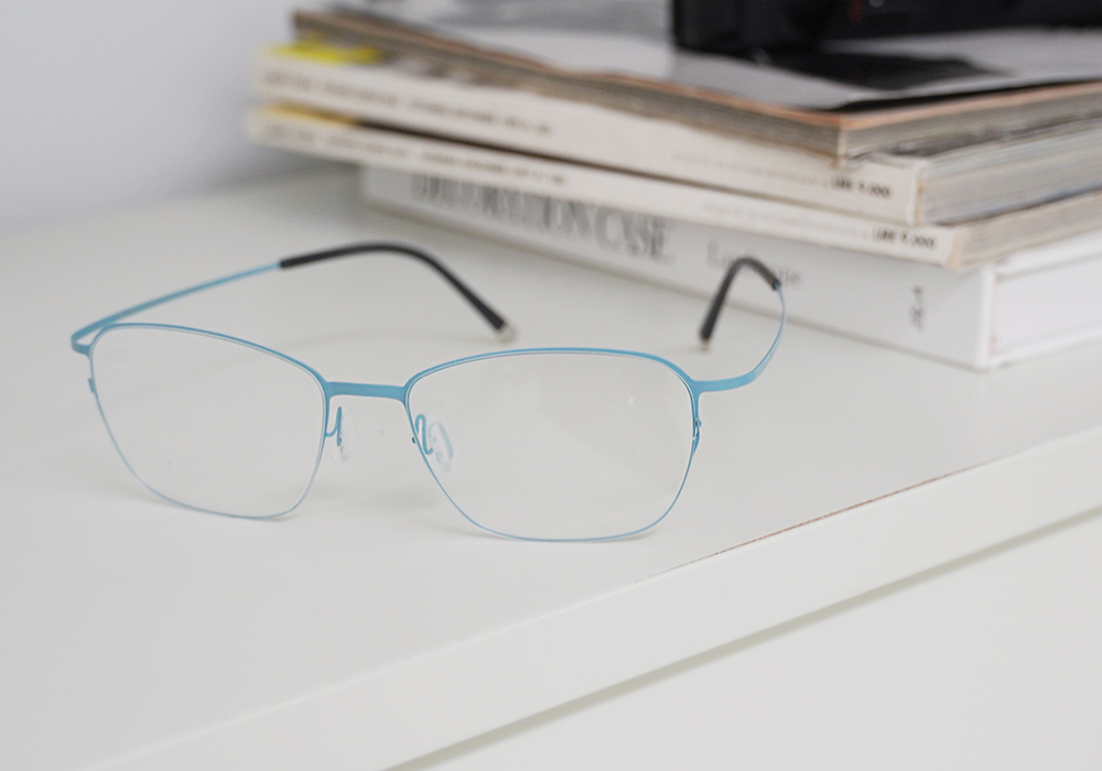 極‧舒適3.0系列 l 極彈獨特長方框眼鏡 | 天空藍
